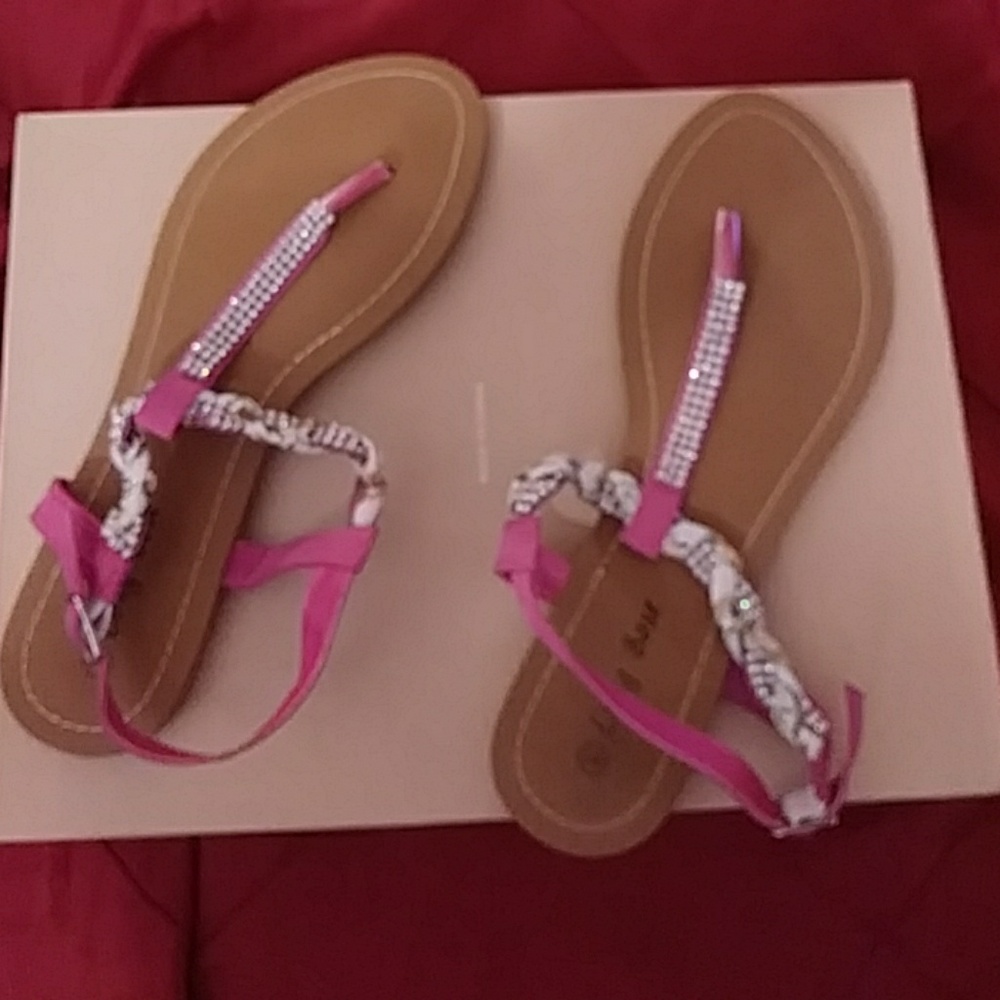 Pink sandals